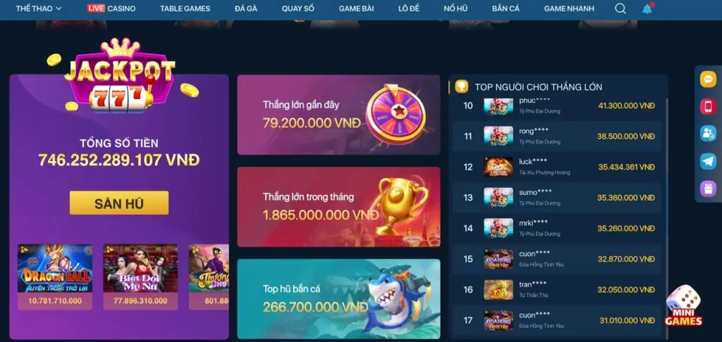 Tối ưu trải nghiệm chơi game vin7772 casino